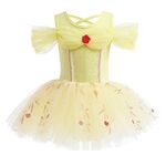 REXREII Baby Girls Belle Princess Ballerina Tutu Dress Halloween Fancy Dress Up Costume 18-24M