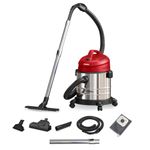 Eureka Forbes Wet & Dry Armor Vacuum Cleaner | 22 kPa High Power Suction | Blower Function | 20 litres Tank Capacity | High Strength Stainless Steel Body | 7 Multipurpose Accessories