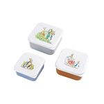 Peter Hase BP994P Set of 3 Lunch Boxes Snack, Polypropylene, 1 Liter