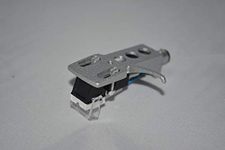 Silver Turntable Headshell Mount with cartridge for Pioneer PL 112D, PL 12D, PL 117D Turntables