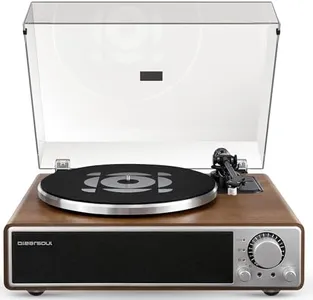 ONE-Q All-in-one Vinyl Record Player with Bluetooth 5.4, HiFi Turntable Built-in Speakers, Phono Preamp, AT-3600L Cartridge, 33/45 RPM, Auto Off