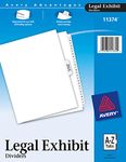 Avery-Style Premium Collated Legal Index Exhibit Dividers, A-Z and Table of Contents, Side-Tab, 8.5 x 11-Inches, 1 Set (11374)