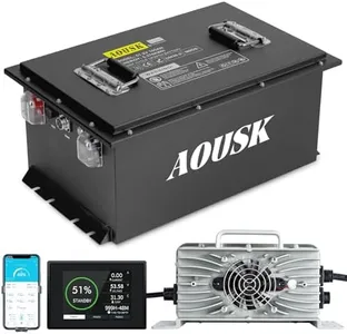 48V 105Ah Lithium Golf Cart Batteries, MAX 10.24 kW BMS