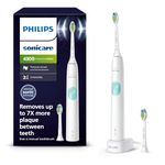 Philips Sonicare ProtectiveClean 4300 Electric Toothbrush, Sonic Toothbrush with Two Intensity Levels, Pressure Sensor and Timer, White, Model HX6807/51