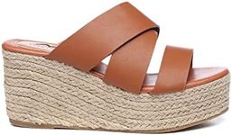 Women's Crossover-Strap Platform He