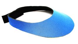 Sidhpursh Reversible Visor Cap for Shooting ArcheryGolf Tennis or Other Sport Blue/Black (Pack of 1)