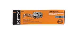 BOSTITCH CR2DGAL 1-Inch 15 Degree Smooth Shank Coil Roofing Nails (7,200 per Box)