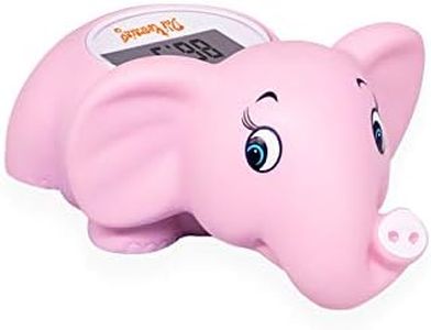 Doli Yearning Baby Bath Thermometer| Kids' Bathroom Safety Products in Elephant Lovely Shape| All Available for Fahrenheit and Celsius|Floating|Temperature|Digital……