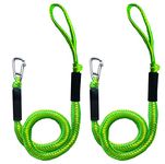 NIUGRECF 4FT Boat Bungee Dock Line Marine Rope 2-Pack for Docking with 316 Stainless Steel Clip Boat Accessory for Jet Ski, Kayak, Pontoon, Watercraft, PWC, Seadoo, Wave Runner, Canoe, Power Boat