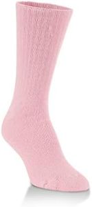 World's Softest Men's/Women's Classic Collection Crew Socks,Blossom Pink,Medium