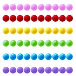 Hotusi 60 Pcs Chinese Checkers Marbles Balls in 6 Colors,14mm Game Replacement Marbles Balls for Marble Run, Marbles Game