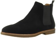 Steve Madden Men's Highline Chelsea Boot, Black Suede, 9 UK