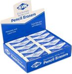 ALVIN White Vinyl Pencil Erasers Pack, Latex-Free, Ideal for Geometry, Drafting, and Engineering, Drawing, Architecture, and Art - Box of 20