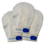 StomaCloak Ostomy Pouch Covers - Odor Reducing, Moisture Wicking, Cool Fabric - Fits All Ostomy Sizes, Discreet Protection for Colostomy, Ileostomy, Urostomy Bags - 3-Pack (Beige, 2.75R)