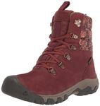 KEEN Women's Greta Classic Waterproof Snow Boots, Andorra/Baked Clay, 8.5