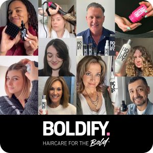BOLDIFY Hairline Powder Black – Root Touch Up for Thinning Hair