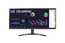 LG UltraWide 34WP500-B 34 Inch Full HD 5ms 75Hz IPS Wide Monitor, AMD FreeSync, Black