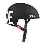 CORE Protection Street Helmet Skate/BMX/Bike/MTB/Scooter - Black/White, L/XL