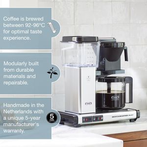 Moccamaster KBG Select Coffee Maker – Automatic Drip Brewer