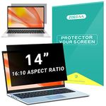 Laptop Privacy Screen 14 Inch, Privacy Screen 16 10 Compatible with Lenovo/HP/Envy/Dell/Acer/Asus/Thinkpad,16:10 Aspect Removable Anti Glare Blue Light Privacy Screen Filter 14 inch