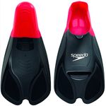 Speedo Unisex Adult Endurance Biofuse Traing Fin Training Aids Red & Black