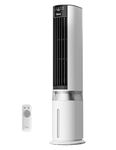 Midea 7L 3-in-1 Air Cooler, Ultra Quiet, Sensicool Energy Saving, 6 Speeds & 5 Modes, 12H Timer, Detachable Filter, LED Display & Remote Control, AC Powered Tower Fan & Air Conditioner for Home & Work