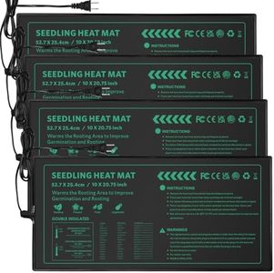 AUPETEK Seedling Heat Mat for Seed Starting,10" x 20.75" Waterproof Heating Pad for Indoor Plants Germination, Gardening, Hydroponic, Greenhouse