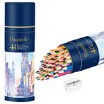 finenolo 48 Pack Colored Pencils for Adult Coloring Books, Soft Core, Art Drawing Pencils for Artists Kids Beginners, Coloring Pencils Set with Built-in Sharpener for Coloring, Sketching, and Painting