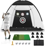 Golf Net: 10x7FT Golf Practice Net 