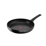Tefal Titanium Stone Non-Stick Pancake Frying Pan 30 cm, High-Performance Non-Stick Durable Coating, Metal Safe, All Hobs Including Induction, Thermo-Signal, Black, E1050745