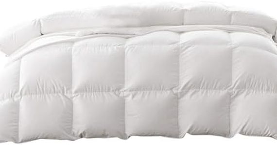 Dreamz Lightweight Bedding Full Quilt, Premium Down Feather, 200GSM, Ultra Soft and Fluffy for Ultimate Comfort, King