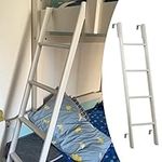 White Metal Bunk Bed Ladder - Adjus