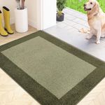 FCSDETAIL Dirt Trapper Indoor Door Mat 60 x 90 cm, Non-slip Entrance Rug, Machine Washable Dog Doormat, Inside Floor Mat for Entryway, Muddy Shoes & Paws