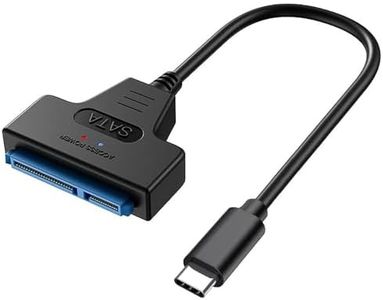 SATA to USB Cable, USB 3.0 to SATA III Hard Driver Adapter Compatible for 2.5 inch HDD and SSD (USB-C to SATA)