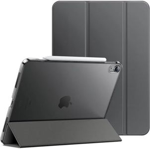 JETech Coque pour iPad Air 13 Pouces M2 (2024), Étui Housse Arrière Rigide à Support Fine Intelligente avec Veille/Réveil Automatique (Gris Sidéral)
