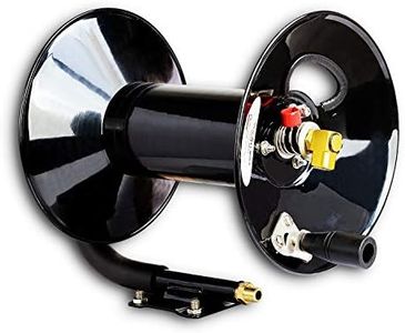 ReelWorks Avvolgitubo aria compressa 9,5mm × 30m manovella compressore d'Aria rotolone Senza Tubo