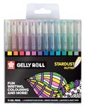 SAKURA Gelly Roll Stardust Glitter Gel Pens Set of 12, Assorted Sparkle Colors | Pens for Writing, Drawing, Journaling & Crafts