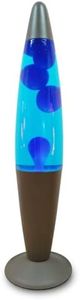 Trendi®16 Inches Tall / Aluminium Base /Soothing Motion /Lamp for /Relaxation/Room Decoration/Cable 1.6m (Blue Wax/Light Blue Liquid)