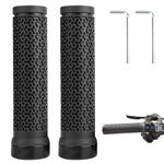 Proberos® Bike Handle Grips, 5 inches Anti-Slip Textured Rubber Handle Grips Bicycle Grips Bike Grips Replacements, Easy to Use, Pack of 2