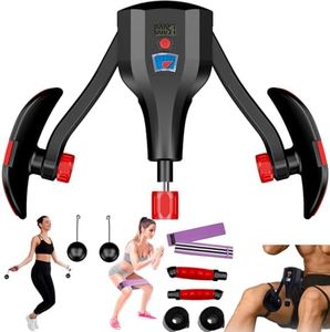 Husyop Multi-Function Thigh Master, 0-132 lbs Resistance Thigh Trainer Pro with Leg Straps, Handles, Resistance Bands and Jump Rope, Kegel Trainer Hip Thigh Toner Inner Thigh Exerciser