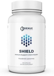 RENUE By Science Shield (Liposomal) Supplement (Vitamin C, CaAKG, P.E.A, HLA)- Bioavailable Formula for Increased Absorption - 120 Capsules