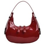 Women's Crescent Shoulder Bags Retro Y2k 90s Hobo Handbags Top Handle Faux Leather Underarm Bag Fashion Clutch Purses