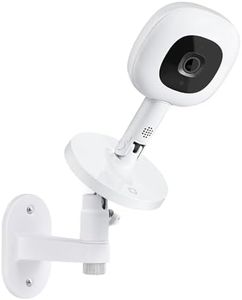wochel Adjustable Baby Monitor Mount Compatible with Nanit Pro Smart Baby Monitor & Flex Stand Nanit Baby Monitor, Baby Camera Wall Mount with Perfect View Angle and Easy to Install