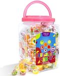 Fresh Finest Bulk Hard Candy Fruit Slices - 170 Individually Wrapped Pieces (855g). Assorted Fruit Flavored Candies.