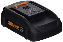 WORX WA3575 20V Lithium Ion Battery Pack 2.0 Amp hour Orange and Black