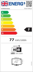 LG 55" 4K Smart TV – Ultra HD LED Display, WebOS