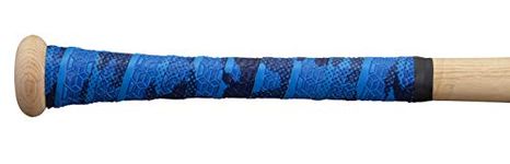 Easton HYPERSKIN BASECAMO Bat Grip | 2020 | Royal | 1.2mm Grip | Textured Soft Surface Offers Enhanced Grip + Bat Control For Baseball And Softball Bats | Customize Your Bat Specifically For You