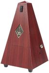 Wittner 2181 Metronome Pyramid shape mahogany grain synthetic case with bell