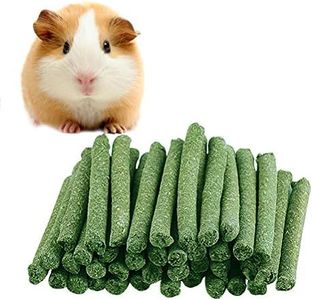 PAWCHIE Timothy Hay Chew Sticks - Natural Snacks Toys for Guinea Pigs, Rabbits, Bunny, Chinchilla, Hamsters Small Pet Treats (20 Pieces)