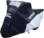 Motorcycle Oxford Rainex Rain & Dust Cover Black Grey L. Outdoor Motorbike Cover